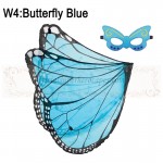 Butterfly Blue Wing with mask
